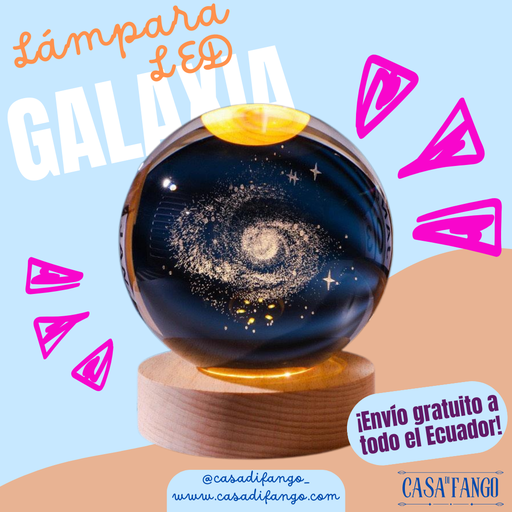 Lámpara LED de cristal - Galaxia